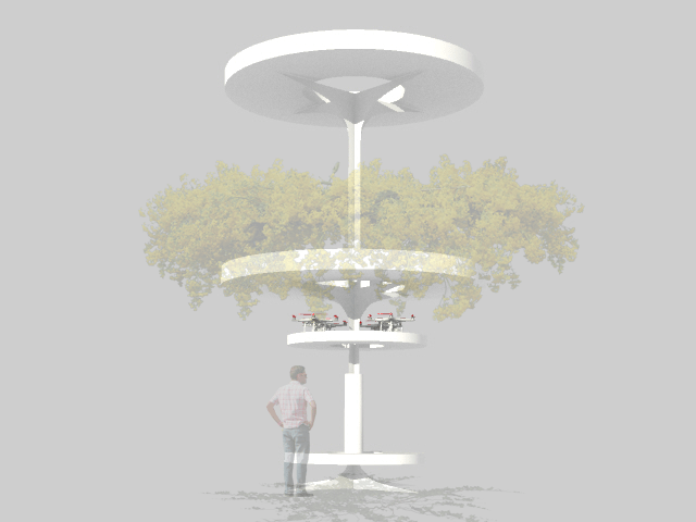 Charging Kiosk - Render PS 1